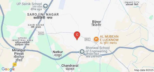 Aryakul College of Management, Lucknow Map