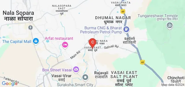 Vasai College of Law, Vasai Map