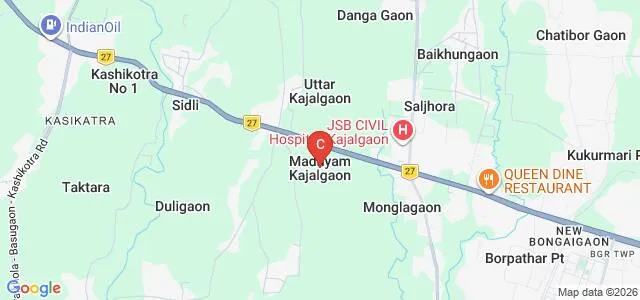 Upendra Nath Brahma College, Chirang Map