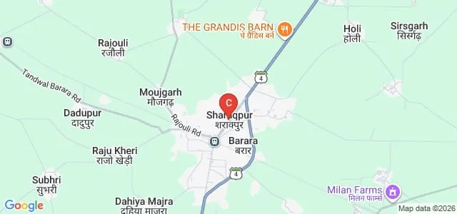 Sant Mohan Singh Khalsa Labana Girls College, Ambala Map