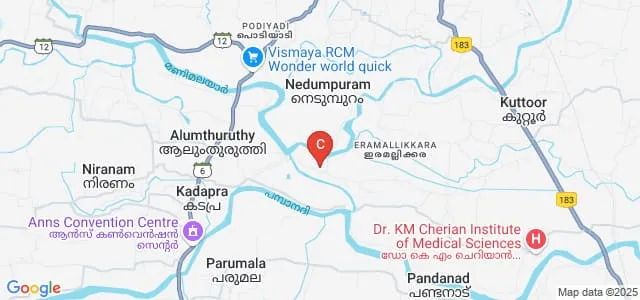 Sree Ayyappa College, Eramallikkara Map
