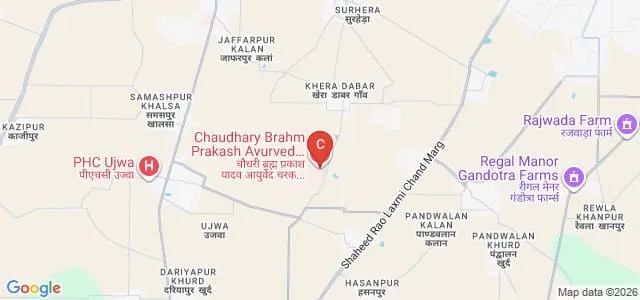 Chaudhary Brahm Prakash Ayurved Charak Sansthan, New Delhi Map