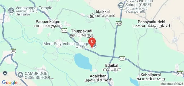 Merit Arts And Science College, Tirunelveli Map