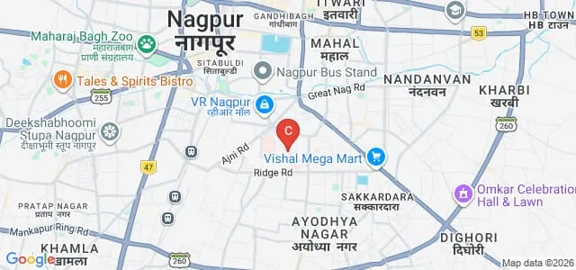 Arun Joshi College of Education, Nagpur Map