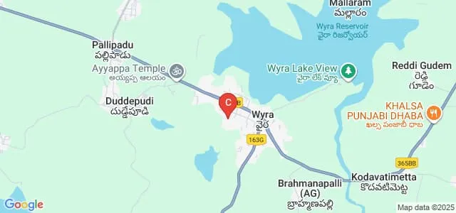 KVCM NRI Polytechnic College, Khammam Map