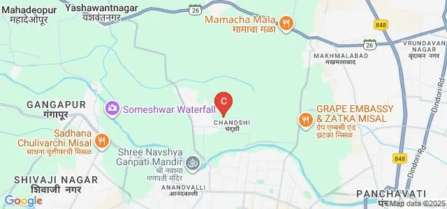 Institute of Design Environment and Architecture, Nashik Map