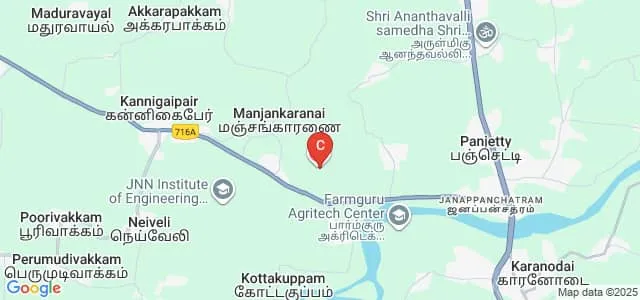 Vels Medical College and Hospital, Tiruvallur Map