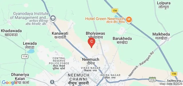 Shikhar Teacher Training Institute, Neemuch Map