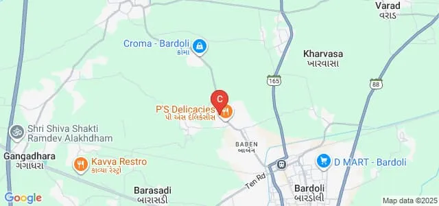 Vidyabharti Trust College of BBA and BCA, Surat Map