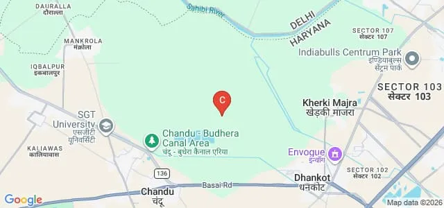 Faculty of Dental Sciences, SGT University, Gurgaon Map