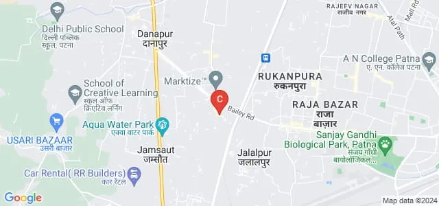 Dr BR Ambedkar Institute of Dental Sciences and Hospital, Patna Map