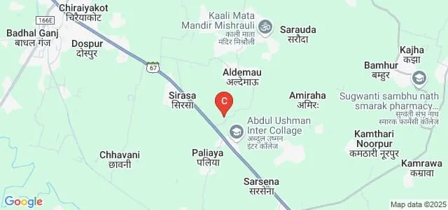 Sonmati Kamla Devi Mahila Mahavidyalaya, Mau Map