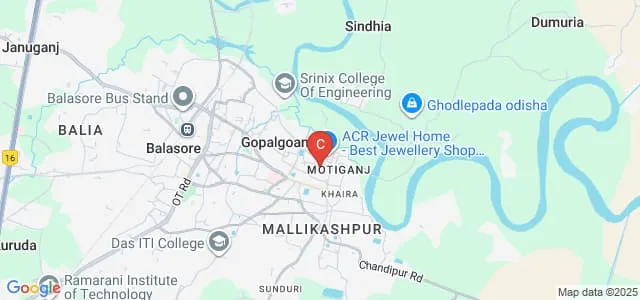 Nilasaila Institute of Science and Technology, Balasore Map