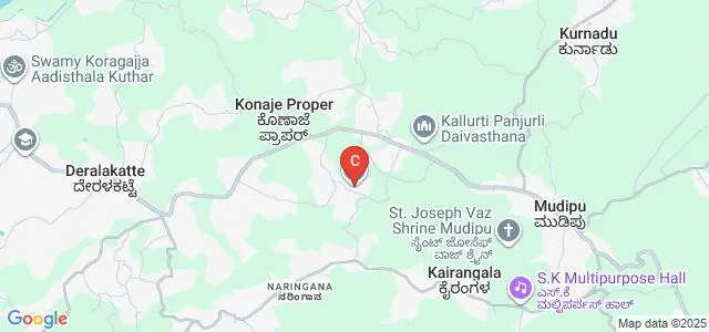 PA First Grade College, Kairangala Map