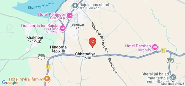 GMB Polytechnic, Rajula Map