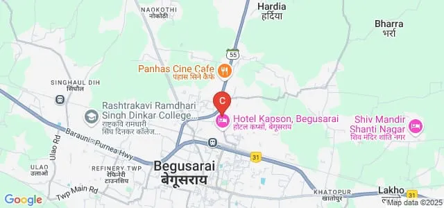Government Ayodhya Shivkumari Ayurved College and Hospital, Begusarai Map