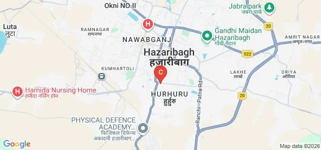 Sri Ramakrishna Sarada Ashram Teachers Training College, Hazaribagh Map