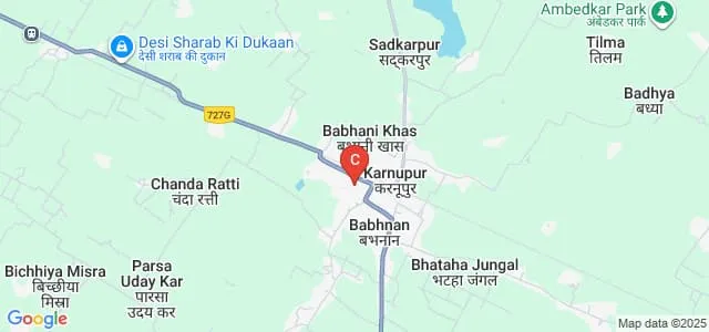 Acharya Narendra Deo College of Pharmacy, Gonda Map