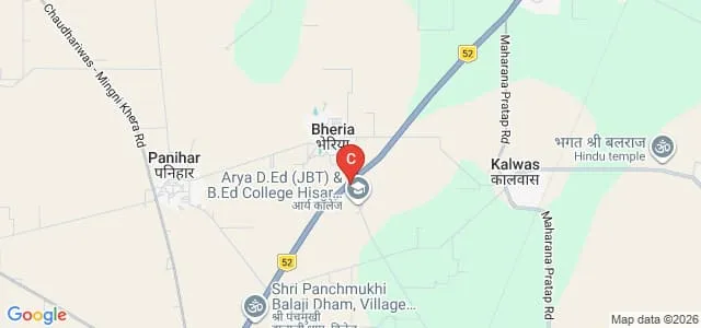 Sita Ram Arya Memorial College of Education, Hisar Map