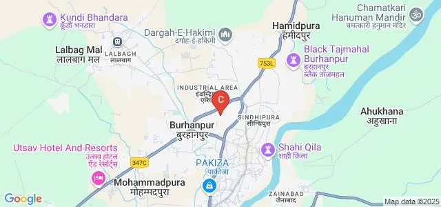 Dr Zakir Husain Academy, Burhanpur Map