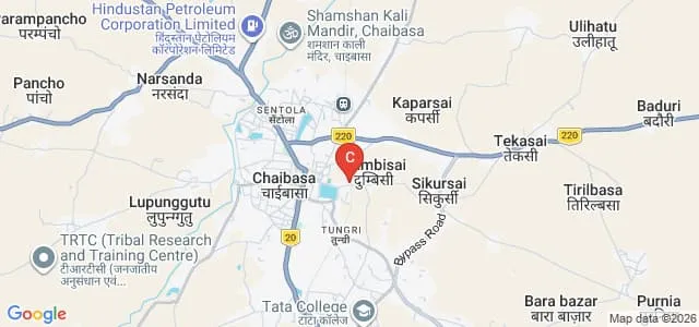Mahila College, Chaibasa Map