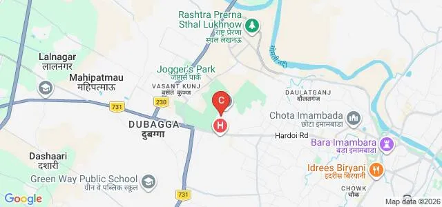 Era's Lucknow Medical College and Hospital, Lucknow Map