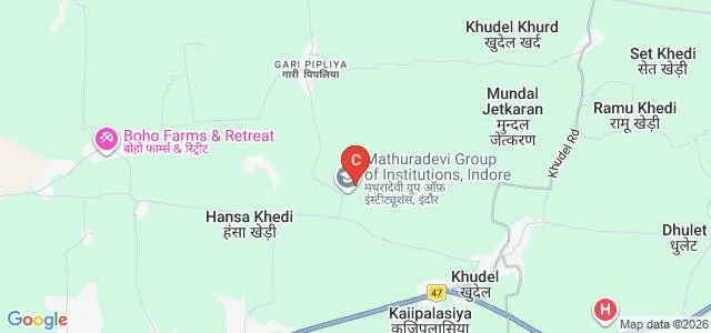 Vidyasagar Institute of Technology, Indore Map