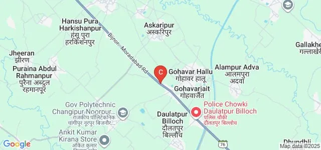 SB College of Law, Bijnor Map
