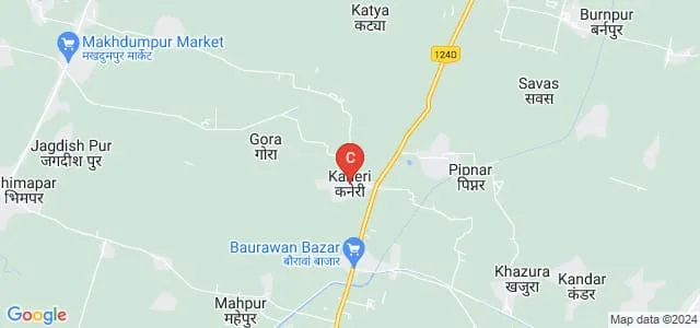 Arjun Yadav Girls College Iqra, Ghazipur Map
