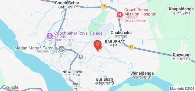Maharaja Jitendra Narayan Medical College and Hospital, Coochbehar Map