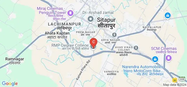 Institute of Engineering and Rural Technology, Sitapur Map