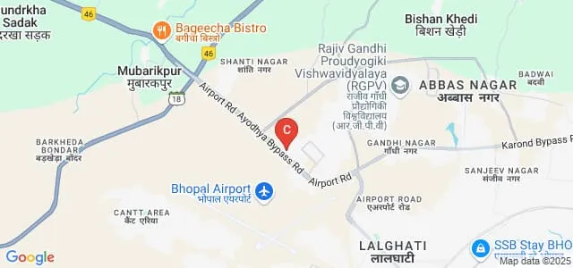 All Saints College, Bhopal Map