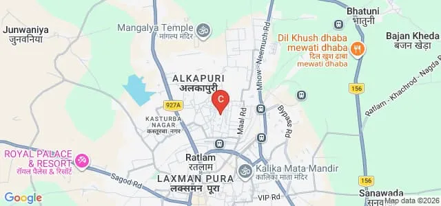 St Stephen's B Ed College, Ratlam Map