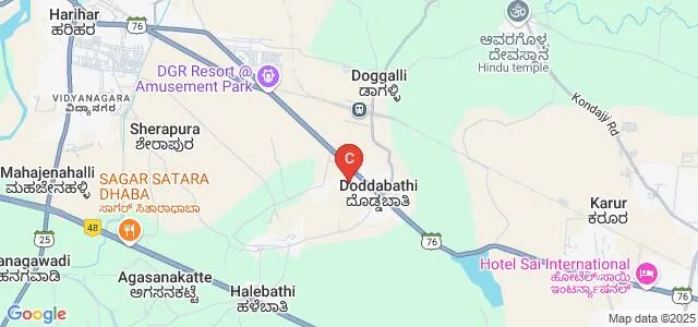 Tapovana Medical College of Naturopathy and Yogic Sciences, Doddabathi Map
