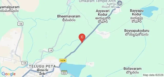 Viswavani College of Education, Nandyal Map