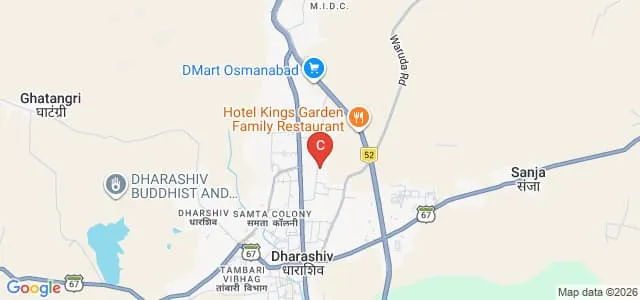 Sanjeevan College of Home Science and Nutrition, Osmanabad Map