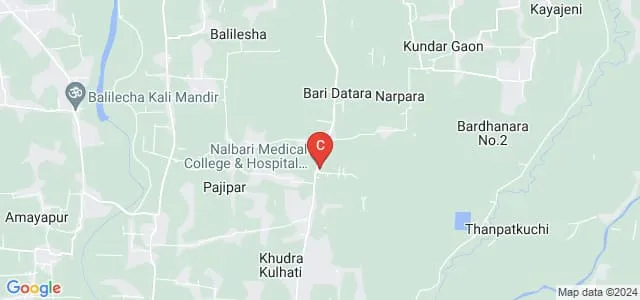 Nalbari Medical College, Nalbari Map