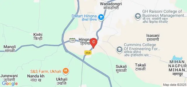 Aakar Institute of Management and Research Studies, Nagpur Map