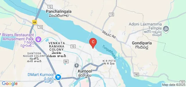 The Lakshmi Venkatesh TG College of Physiotherapy, Kurnool Map