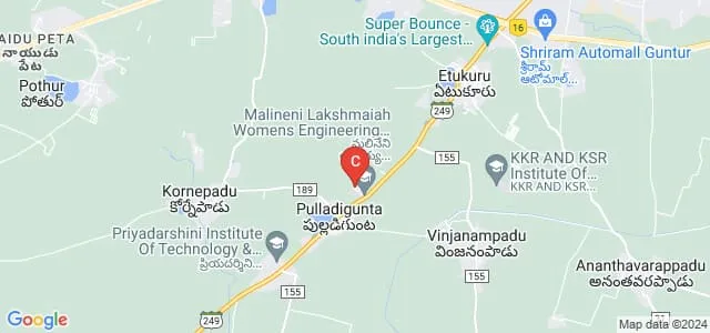 Malineni Perumallu Educational Society's Group of Institutions, Guntur Map