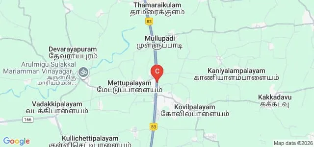 Sasi Creative Institute of Design, Coimbatore Map