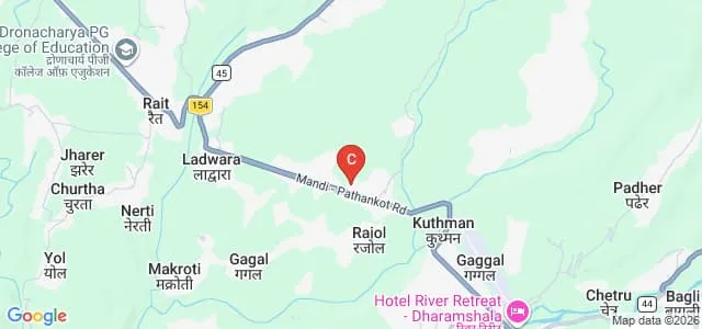 Gian Jyoti College of Education, Kangra Map