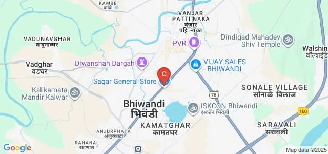 Matoshri Ushatai Jadhav Institute of Management Studies and Research Centre, Bhiwandi Map