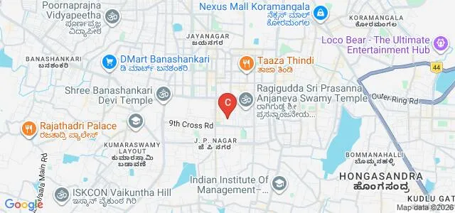 The Oxford College of Education, Bangalore Map