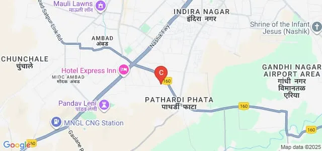 Asian Institute of Pharmacy, Nashik Map