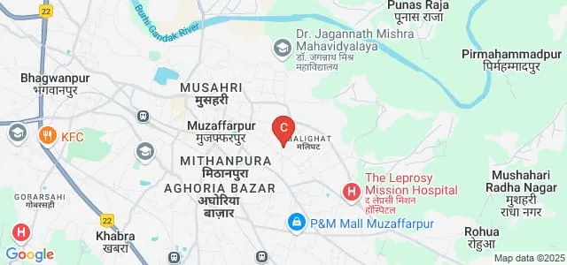 Dharma Samaj Sanskrit College, Muzaffarpur Map
