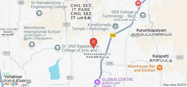 KG College of Physiotherapy, Coimbatore Map