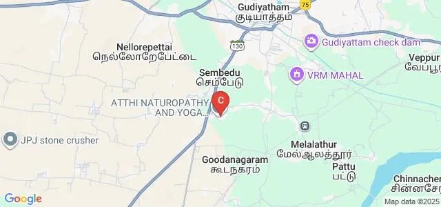Gudiyattam Polytechnic College, Gudiyatham Map