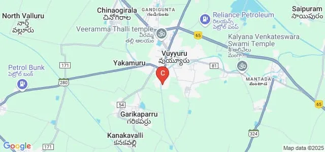 Sri Srinivasa Degree College, Vuyyuru Map