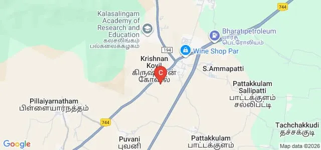 VPMM College of Architecture for Women, Virudhunagar Map